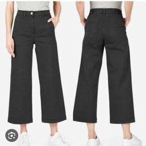 Everlane cropped wide leg pants